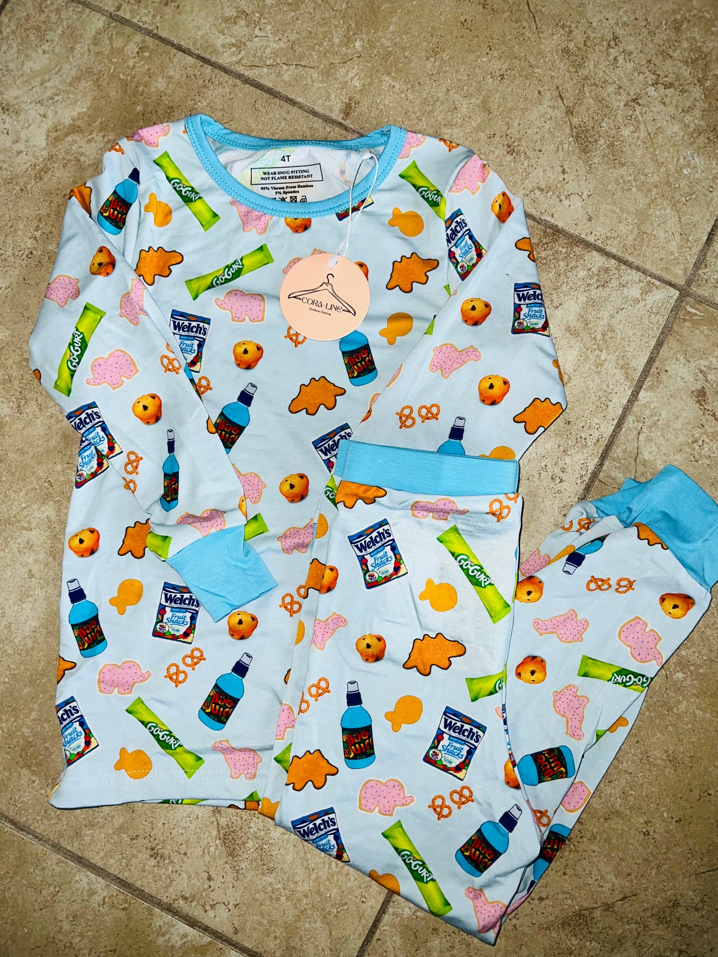 Toddler Snacks Pant Set