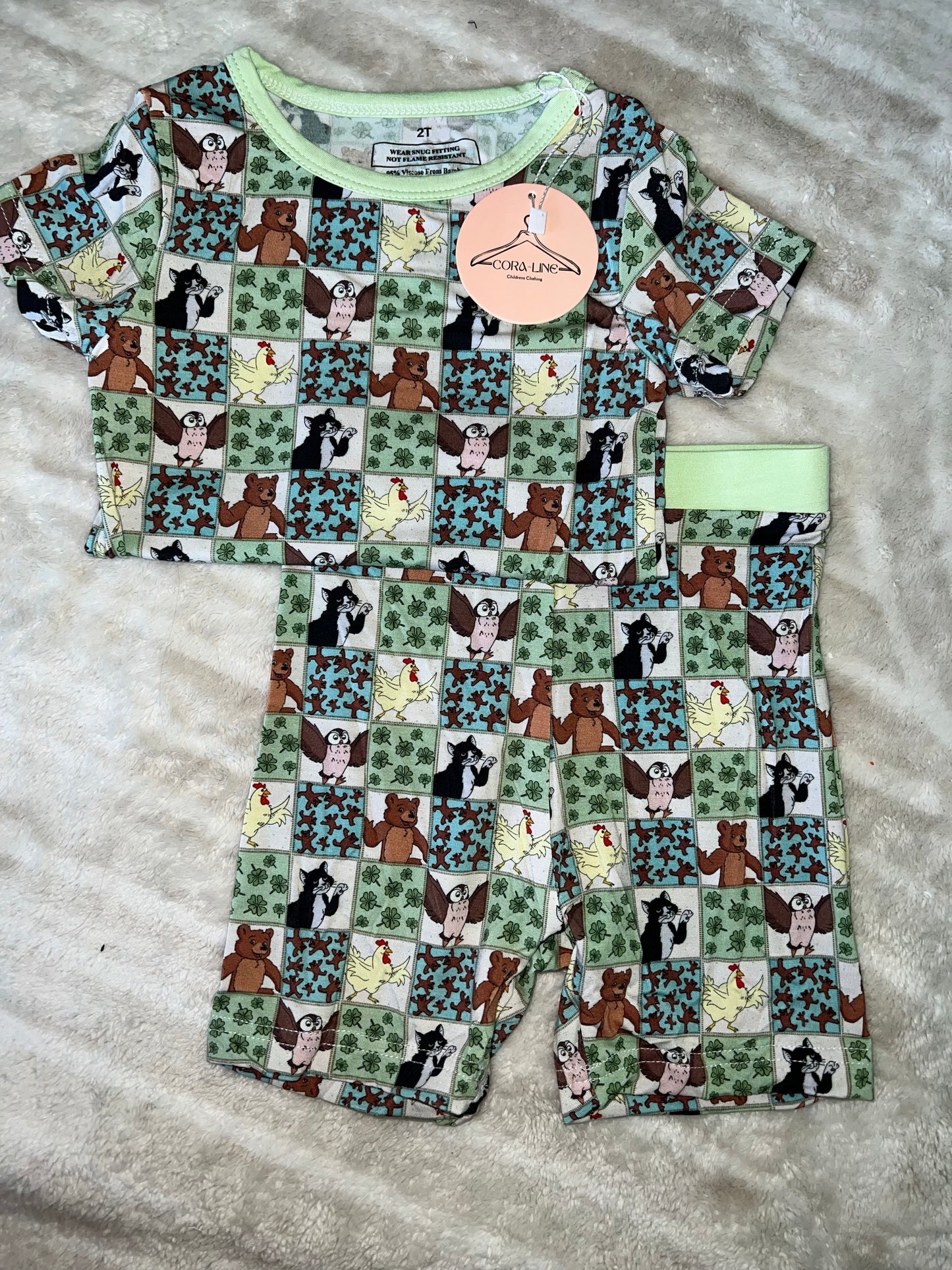 Little Bear Short Set