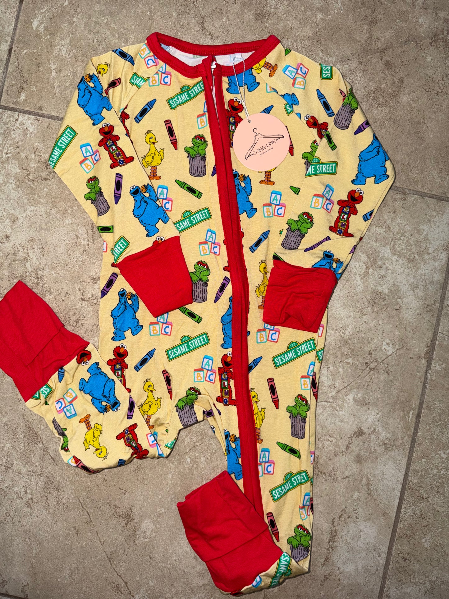 Red Sesame Street Zippy