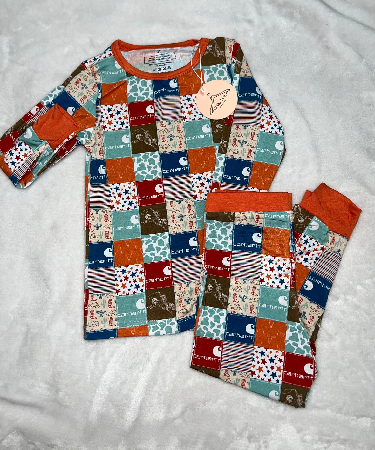 Dusty Carhartt Patchwork Pant Set