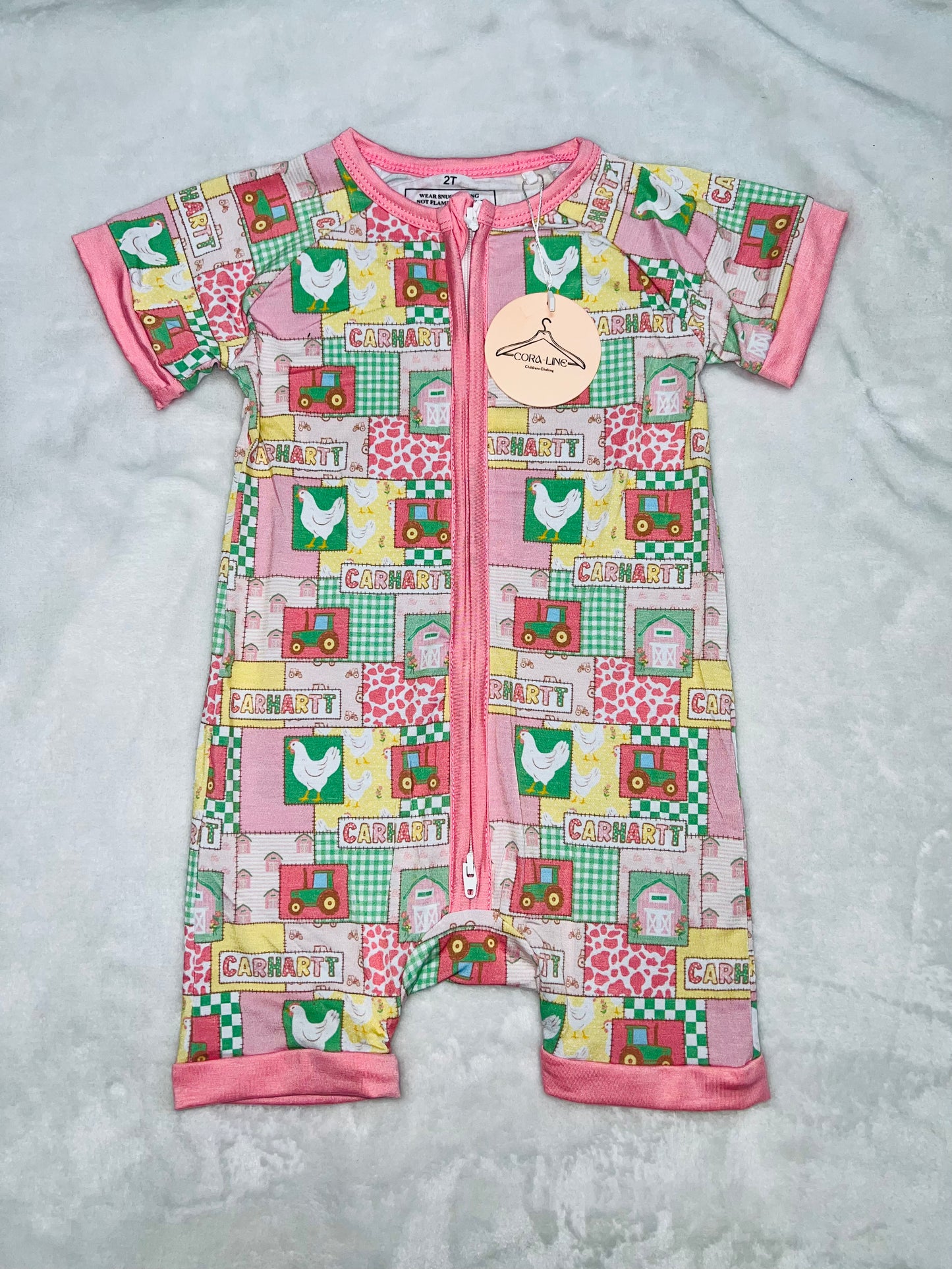 Pink Cluck Cluck Shortie