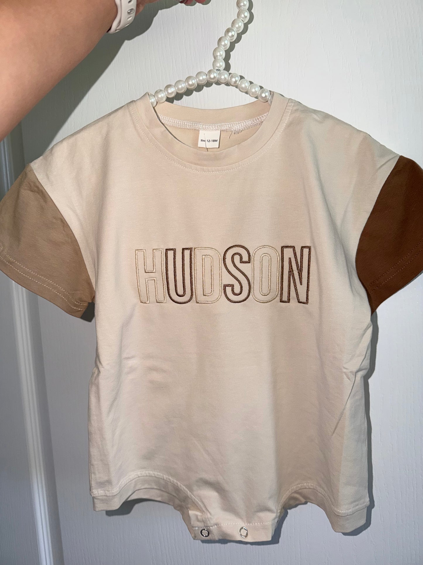 Cream Color Block Bubble