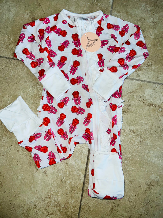 Pink Ring Pop Ruffle Zippy