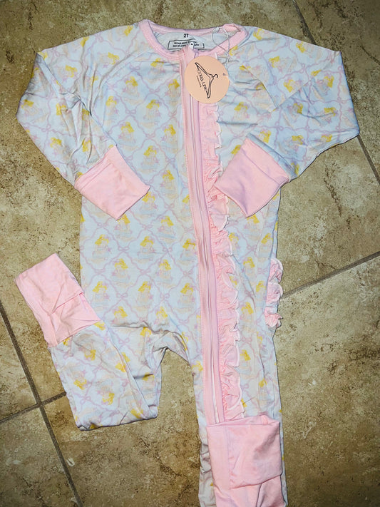 Blonde Darlin Ruffle Zippy