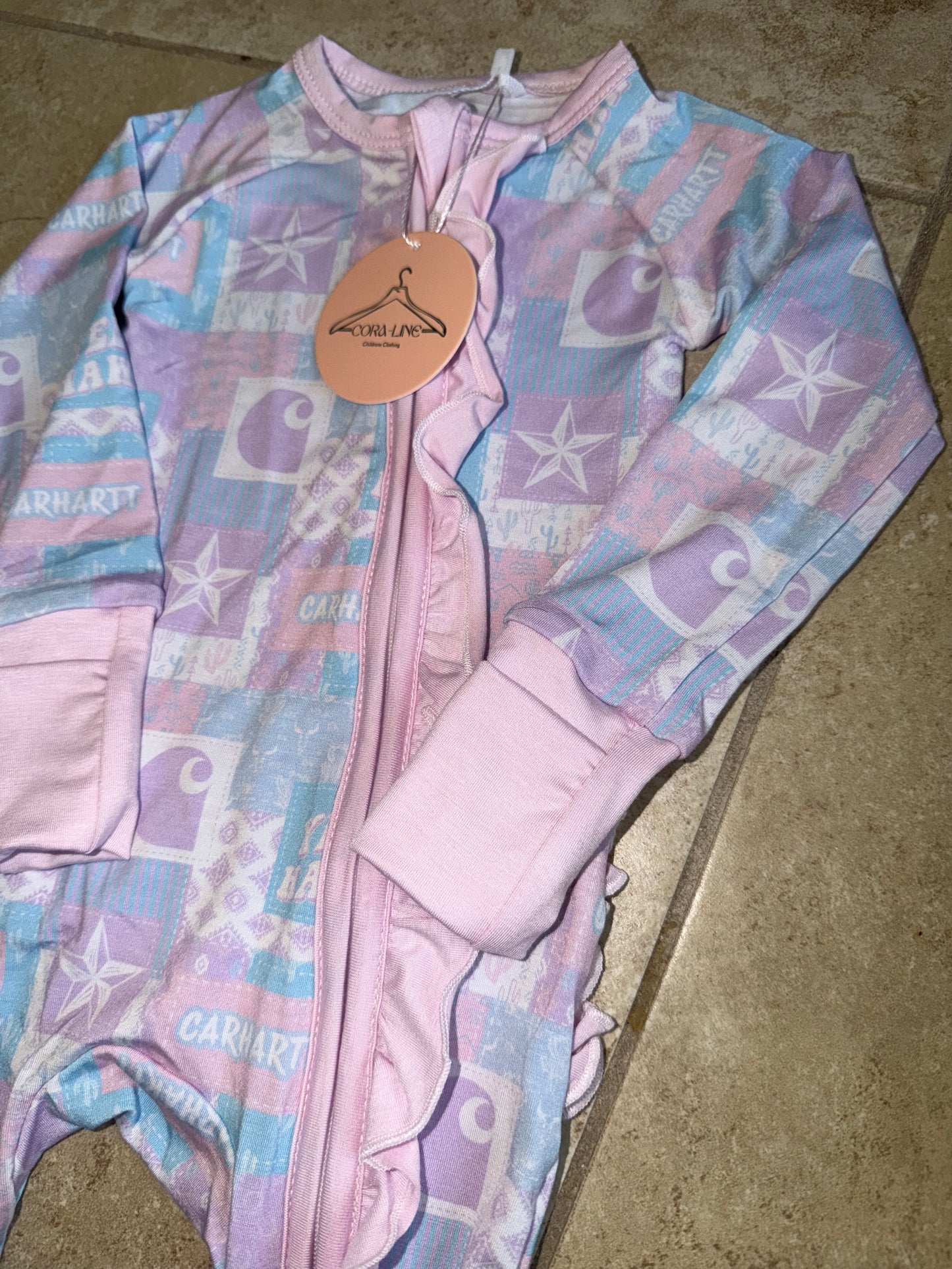 Cowgirl Carhartt Ruffle Zippy