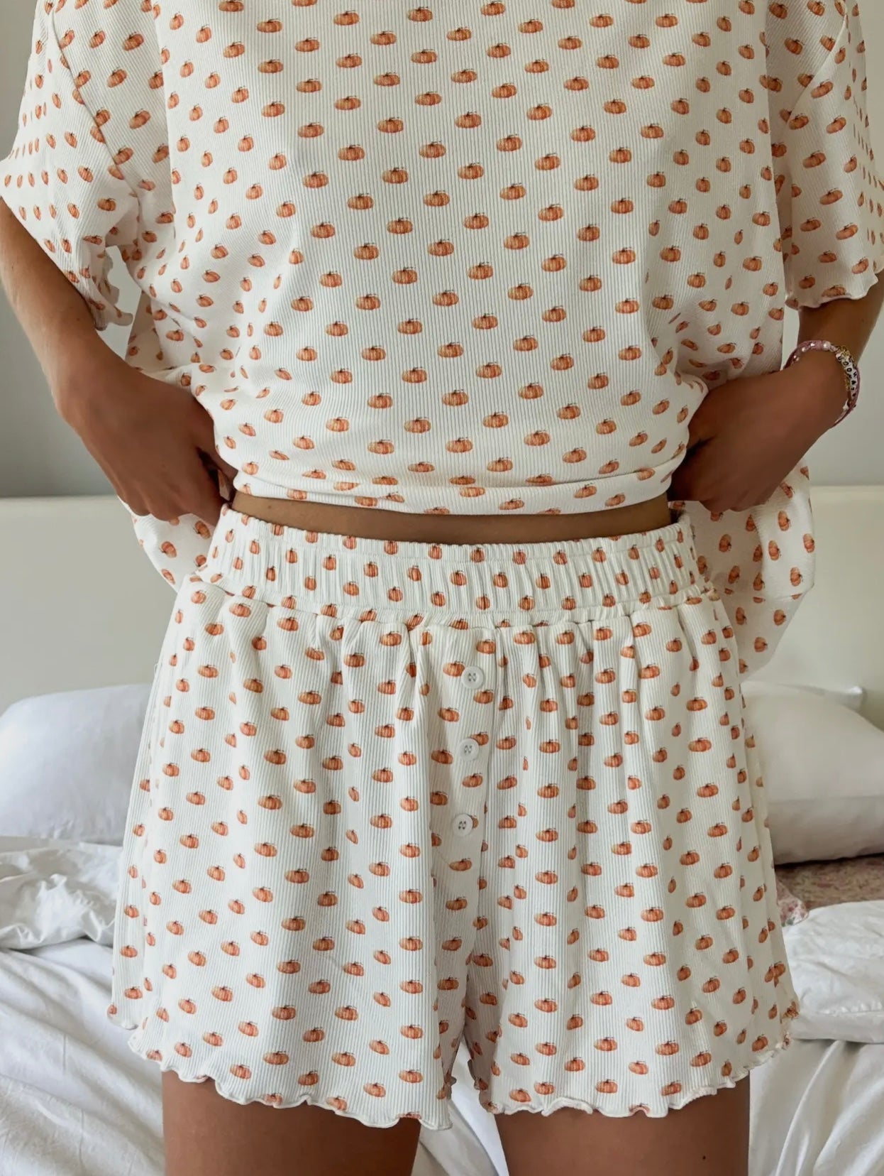 Autumn Pumpkins Shorts