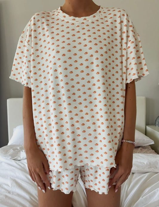Autumn Pumpkins Short Sleeve