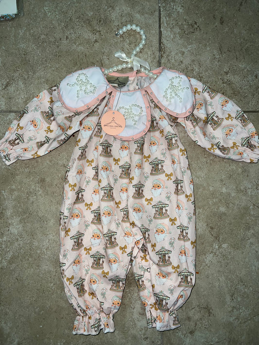 Grandmillenial Santa Pearled Romper