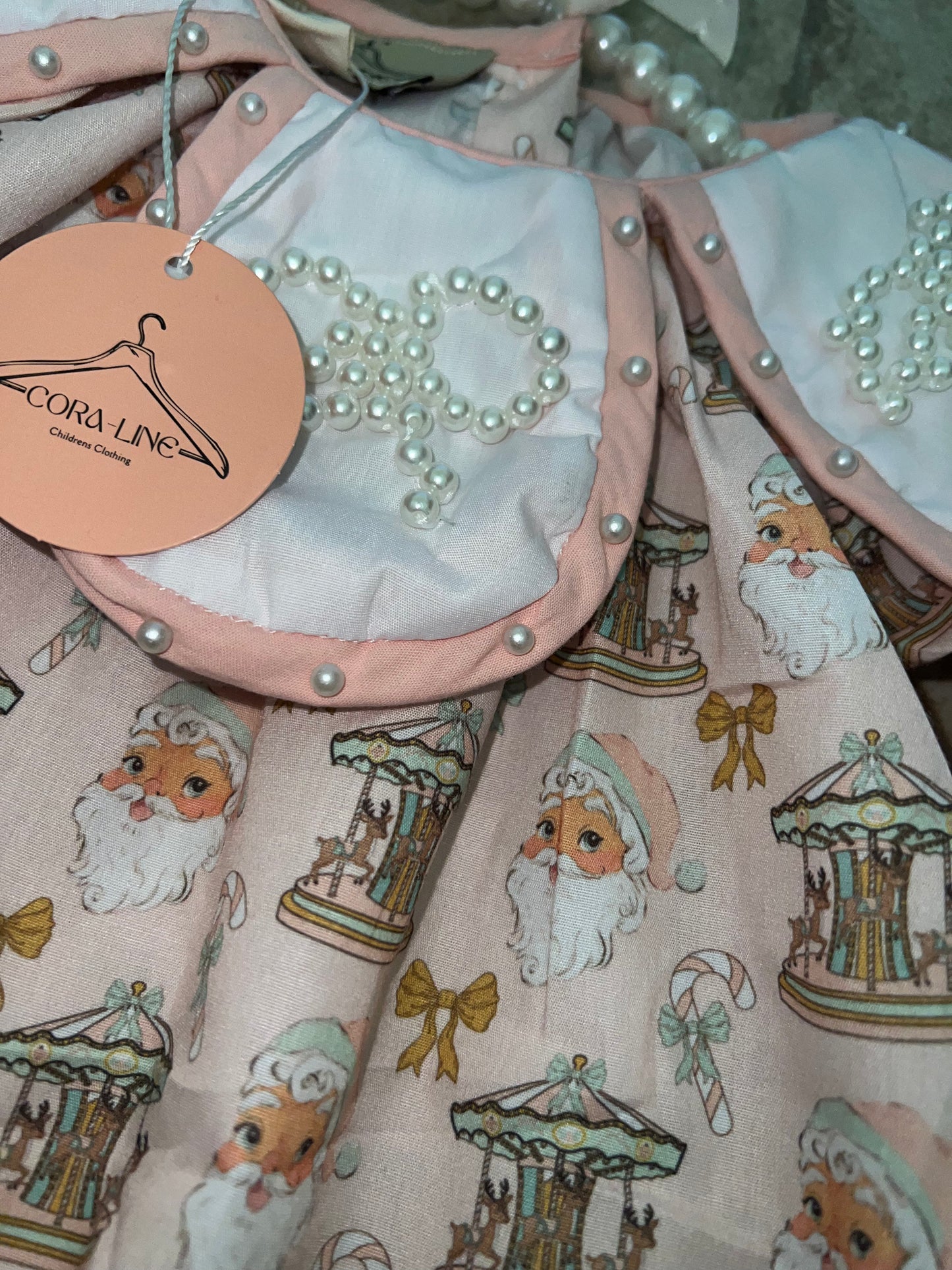 Grandmillenial Santa Pearled Romper