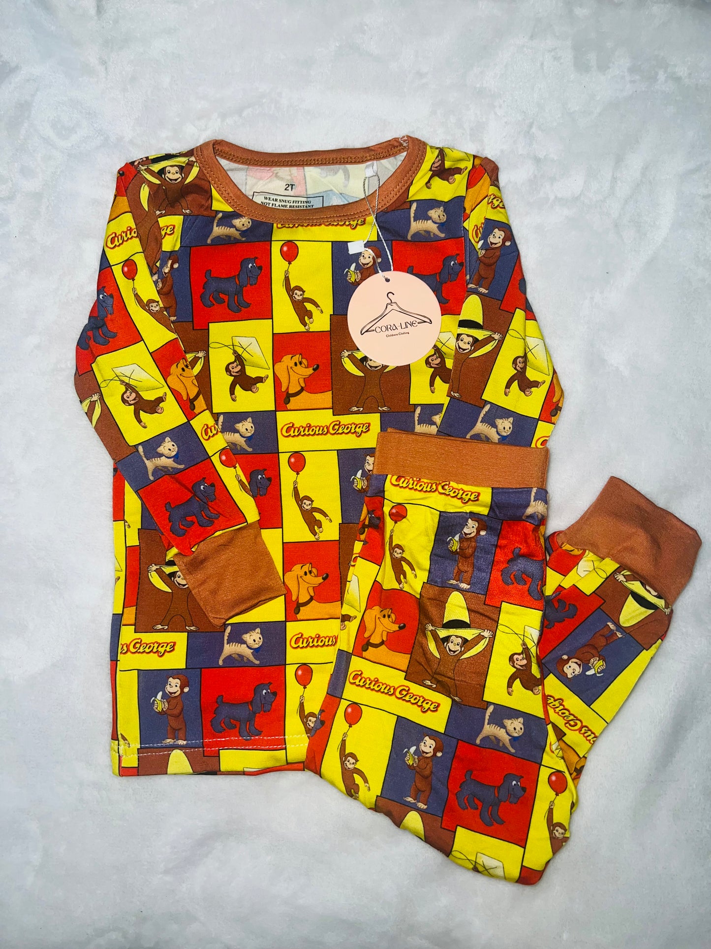 Curious Monkey Pant Set