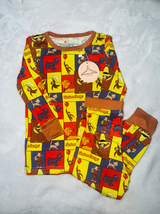 Curious Monkey Pant Set