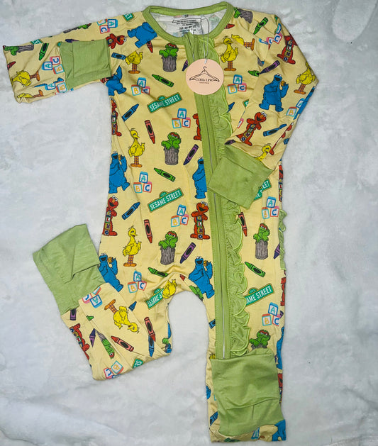 Sesame Street Ruffle Zippy