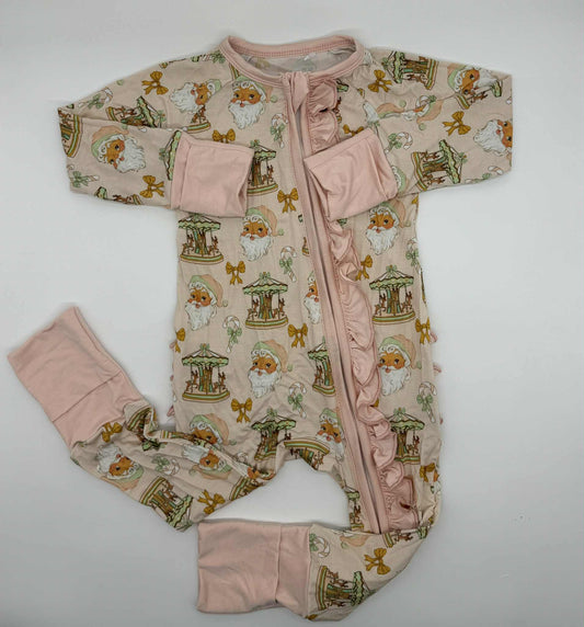 A Christmas Carousel Ruffle Zippy