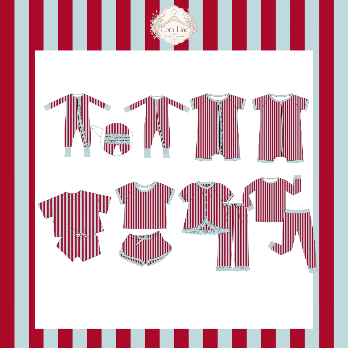 Blue & Red Stripes Collection (ETA:FEB.)