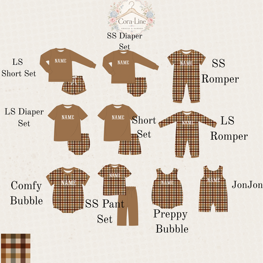 Boys Plaid Collection// ETA: Oct.