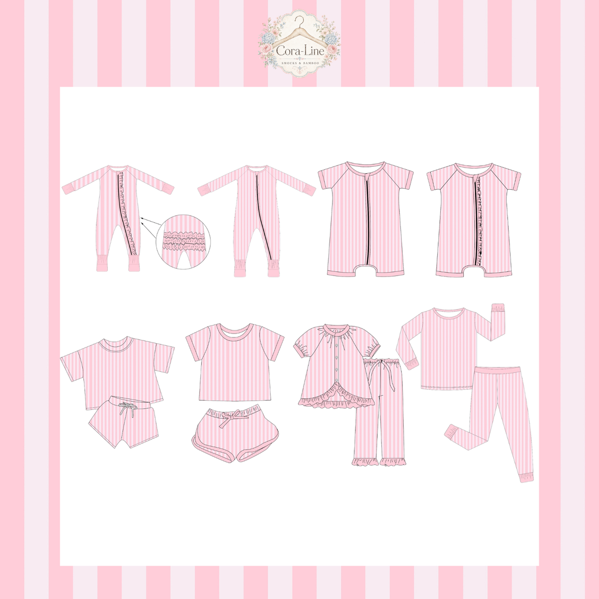 Double Pink Stripes Collection (ETA:FEB.)