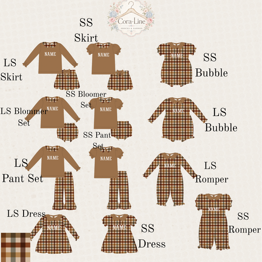 Girl Plaid Collection// ETA: Oct