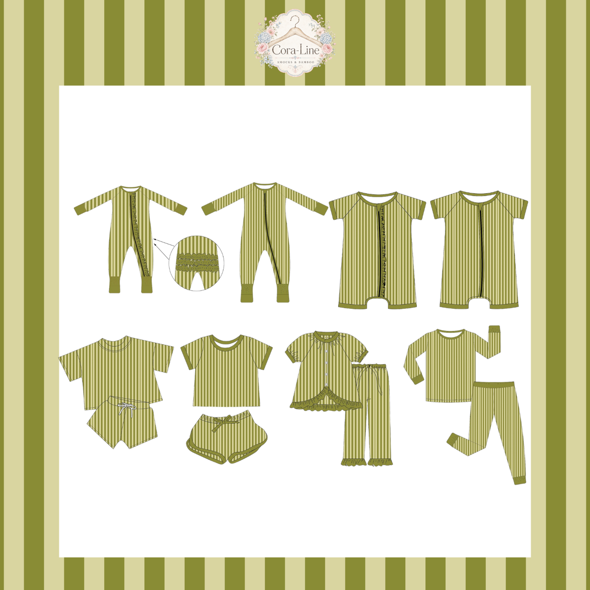 Light Green Stripes Collection (ETA:FEB.)