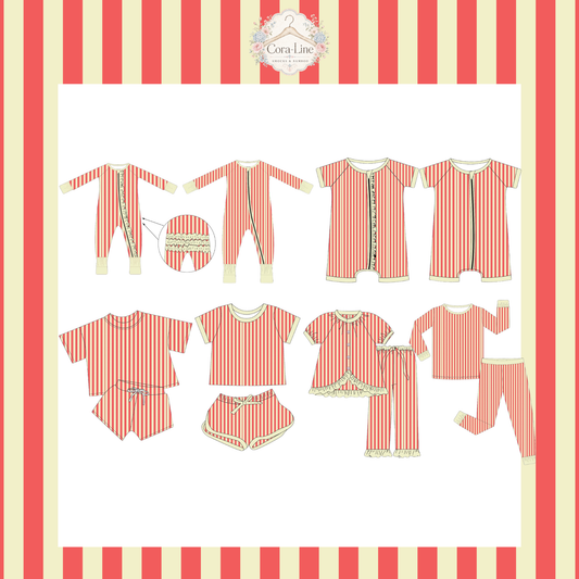 Soft Red Stripes Collection (ETA:FEB.)